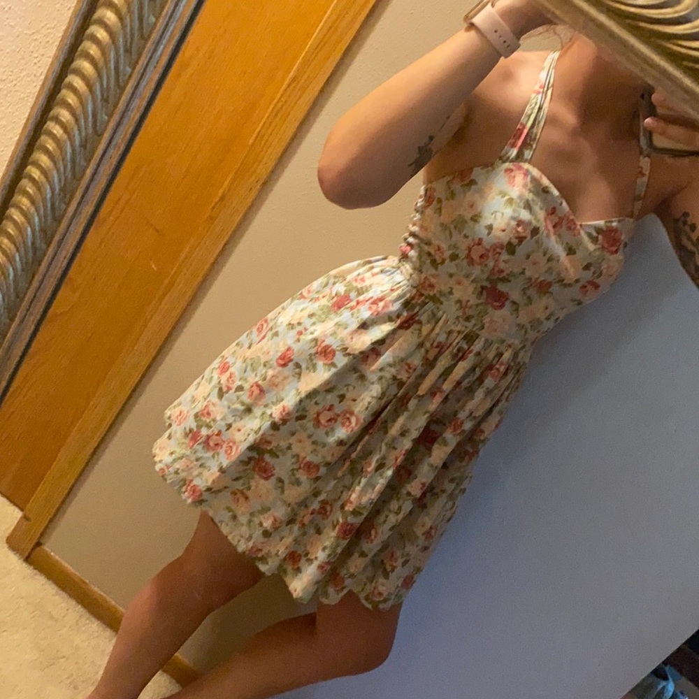 50s Style Floral Dress